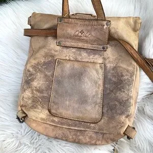 Patricia Nash Washed Denim Luzille Convertible Backpack Patricia Nash Washed Denim Luzille Convertible Backpack | eBay main image 4